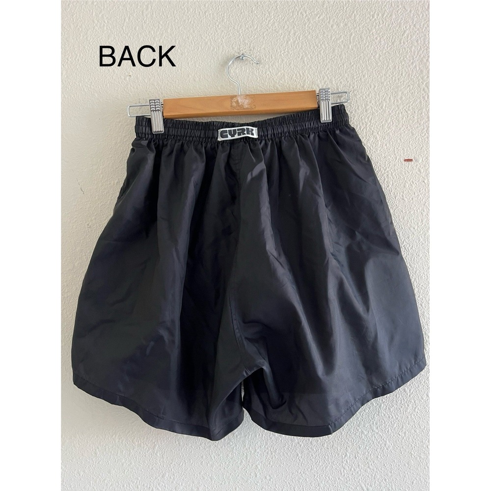CYRK Vintage 80's/90's Sport Black Nylon Athletic Shorts Men's M Drawstring